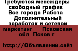 Требуются менеждеры, свободный график - Все города Работа » Дополнительный заработок и сетевой маркетинг   . Псковская обл.,Псков г.